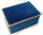 Truhe Bonbonniere Geschenkverpackung RoyalBlau gold, Mit Samtbezug ! 11,5 x 8 x 5 cm, handgefertigt