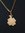 echt Gold 333 8k Vierblättriges Kleeblatt Glücksbringer Halskette